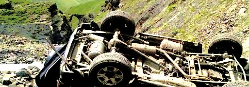 Six Injured After Xylo Falls 150 Feet into Drass River, Police Register Case