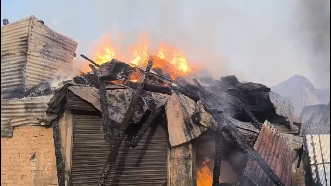 Two houses damaged in fire incident at Manchatir Chowkibal