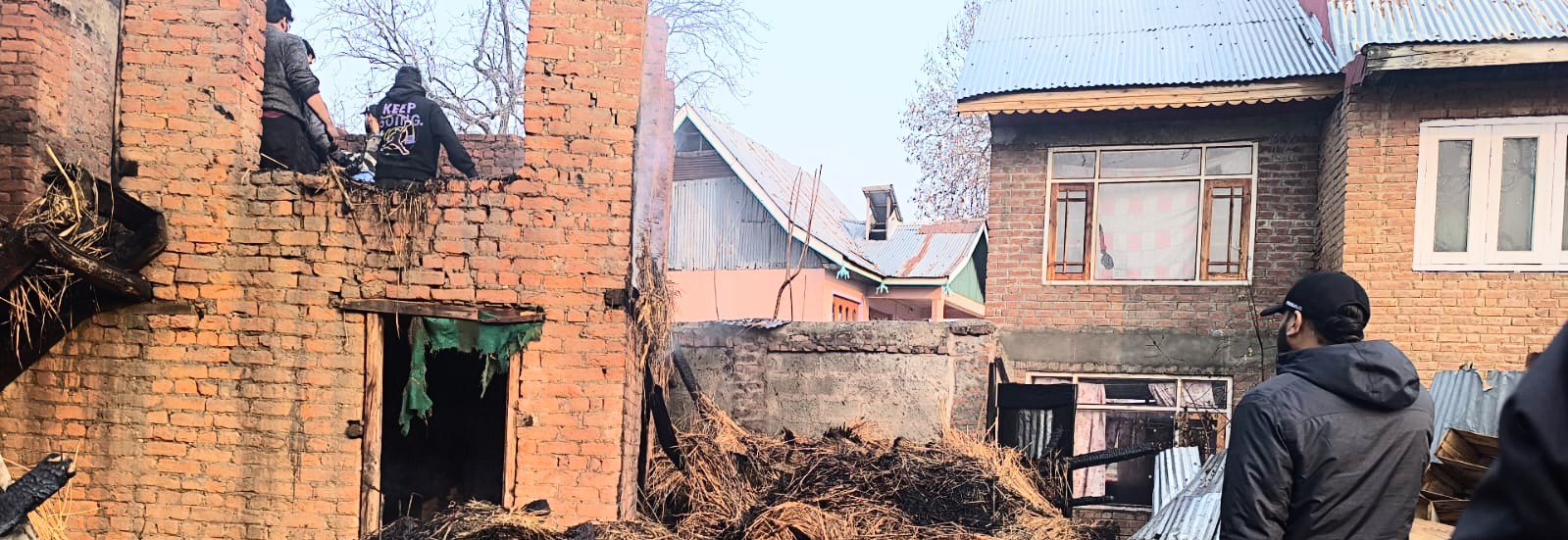 Two Houses, Cow Shed Gutted in Fire Incident at….