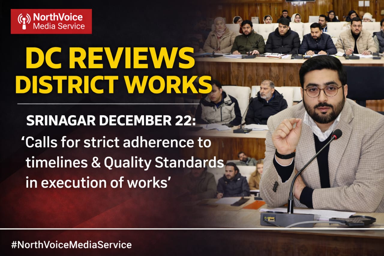 DC Srinagar reviews developmental scenario of district; takes stock of District Capex & CDF Works