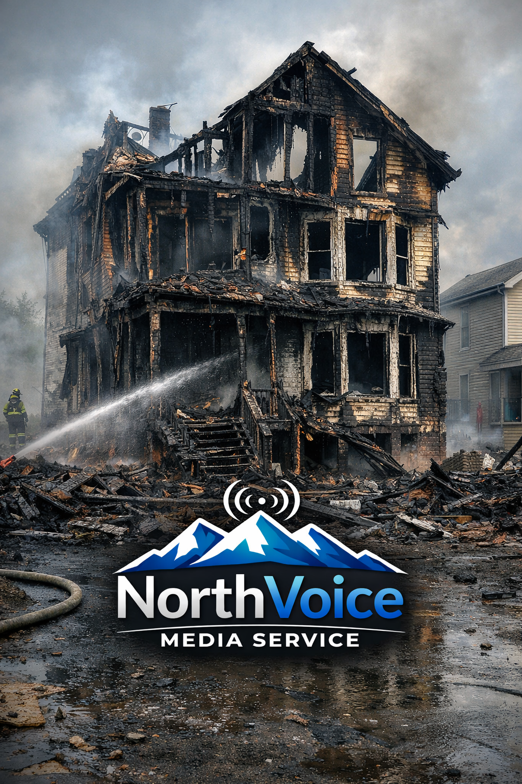 Residential house gutted in….