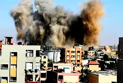 Israel launches airstrike in Gaza after 5 soldiers wounded in militant attack