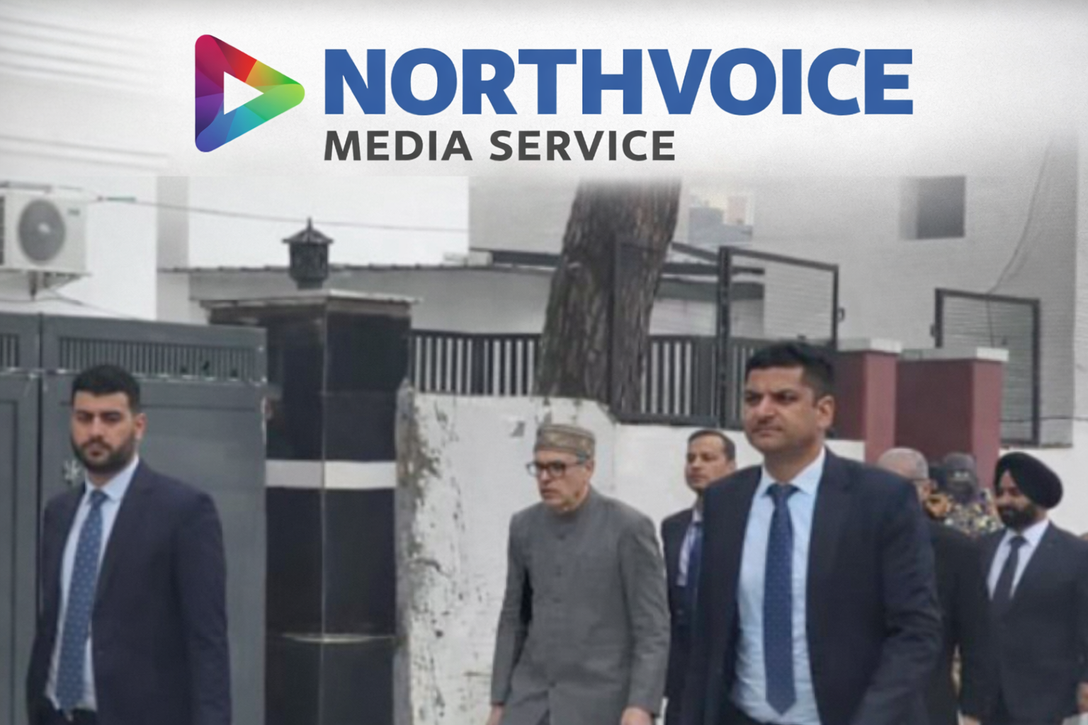 CM Omar Abdullah walks to DC Office Jammu to chair review meeting