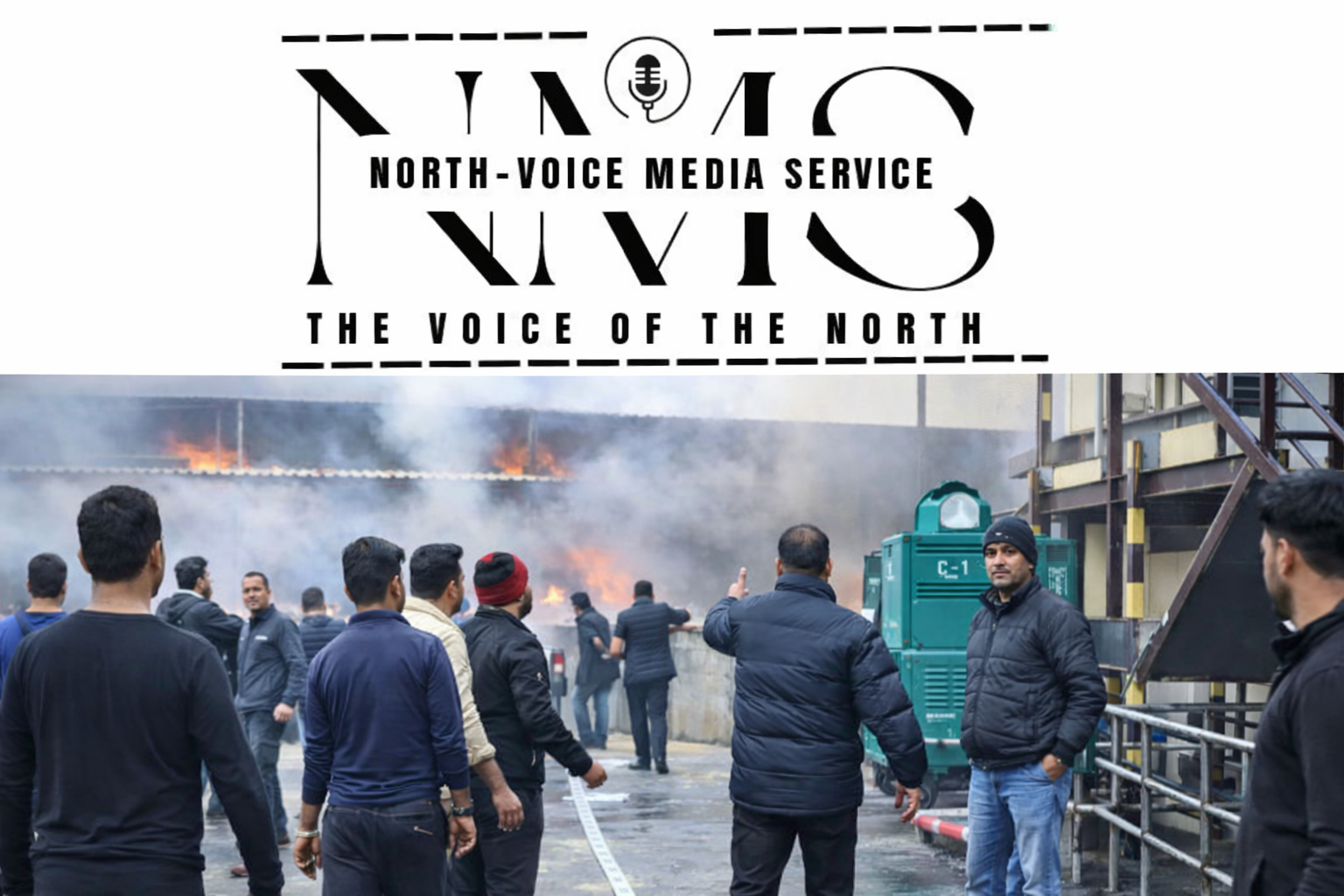 Massive fire engulfs pencil factory in….