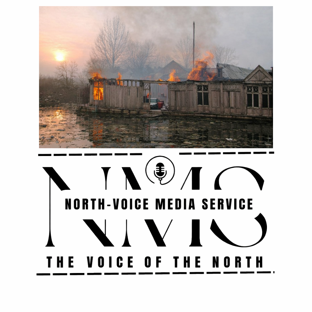 Short Circuit Triggers Blaze, House Boat Worth Over Rs 2 Crore Destroyed in Dal Lake