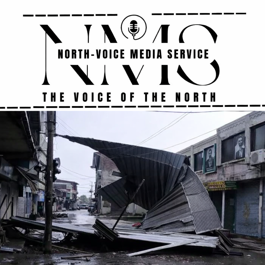 Windstorm blows off gym rooftop in Srinagar, road blocked in Mehjoor Nagar