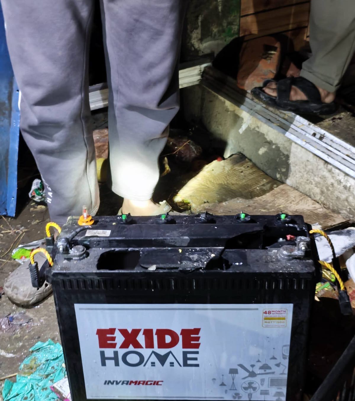 Battery Explosion Injures Shopkeeper in J&K