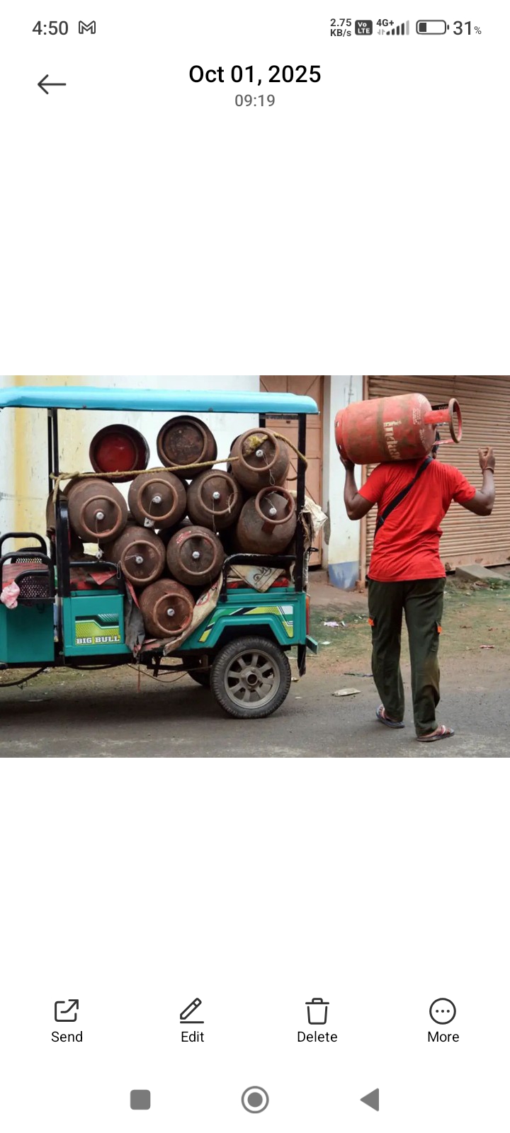 Centre Hikes Domestic LPG Cylinder Price by Rs….