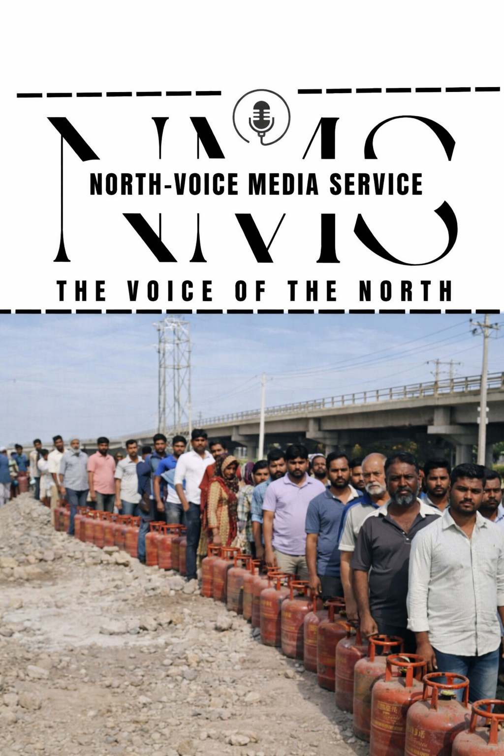 Panic Buying Triggers Long Queues for LPG Cylinders in Jammu Despite Government Assurances